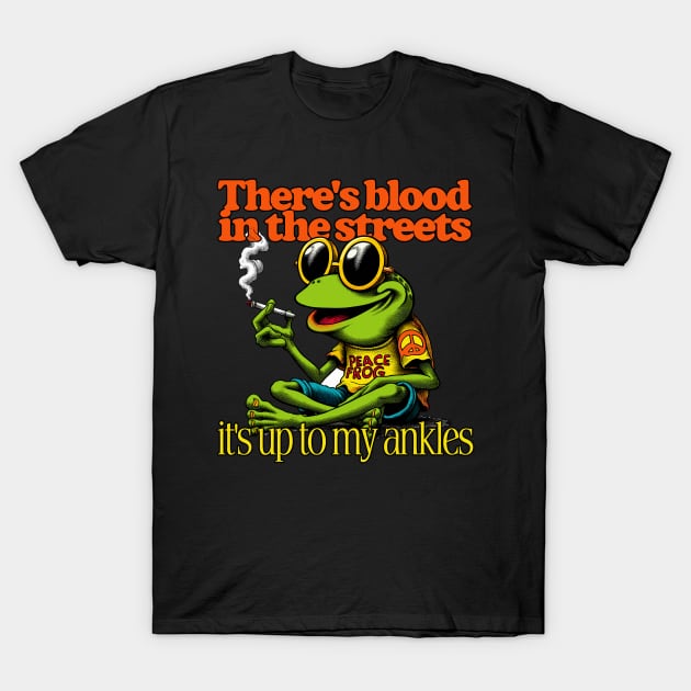 ```Peace Frog ``` T-Shirt by DankFutura